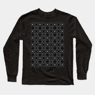 vector spiral tiles pattern Long Sleeve T-Shirt